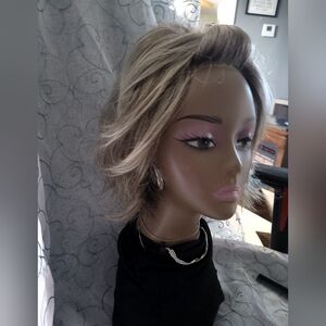 Tony Of Beverely Wig! Color Is Brown/Blonde! Lacefront-Mono Top!